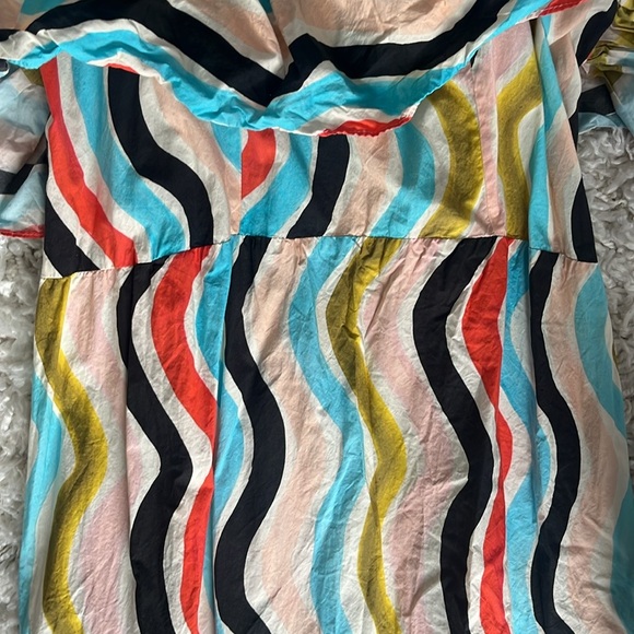 Farm Rio Colorful Striped Maxi Dress - Picture 7 of 7